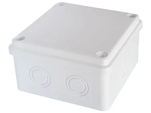 Коробка 6 отв. под сальники, с винтами, 100x100x50 мм, IP65