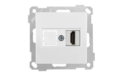 21 - Розетка 1xHDMI, белая