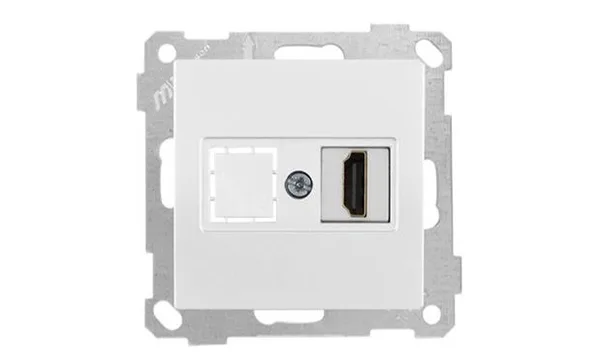 21 - Розетка 1xHDMI, белая