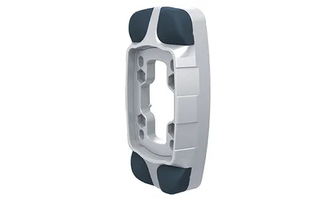 Держатель настенные ETR060, RAL7035/RAL5020, m=0,32кг