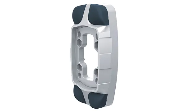 Держатель настенные ETR060, RAL7035/RAL5020, m=0,32кг