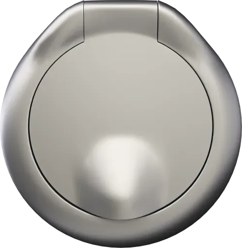 Накладка для розетки Schuko с заземлением, с крышкой, 16A 250 В~, шампань, серия D16