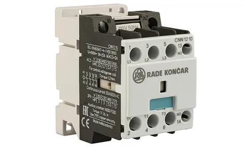 Контактор CNN 12 10 110V 50Hz, 3P, 12A/(25A по AC-1), 5.7kW(400VAC), 110VAC, 1NO