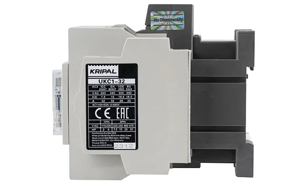 Контактор UKC1-32-22-110AC, 3P, 32A(AC-3), 50A(AC-1), 15kW(400VAC), Uк=110VAC, 2NO+2NC
