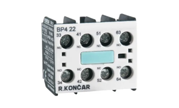 Блок-контакт вспом. BP4 22, 6A(230VAC), 2NO+2NC, фронт. монтаж, для CNN 9_70