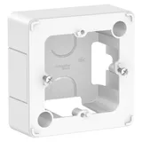 Коробка для открытой установки Systeme Electric Blanca, скрытой подъемная с возможностью соединения нескольких коробок, белый