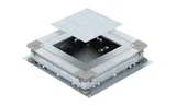 Основание UGD250-3 4 монтажное, с крышкой для лючков GES4, для стяжки h=70-125мм, конв. оцинк.