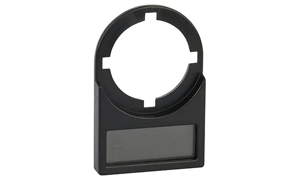 Держатель для таблички 25x10mm, с прозрачным окном, для одинарных кнопок 22mm