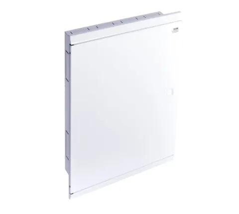 EMFF4 96W, Щит встраиваемый металлический, 4 ряда, 96 мод., белая дверь, IP30