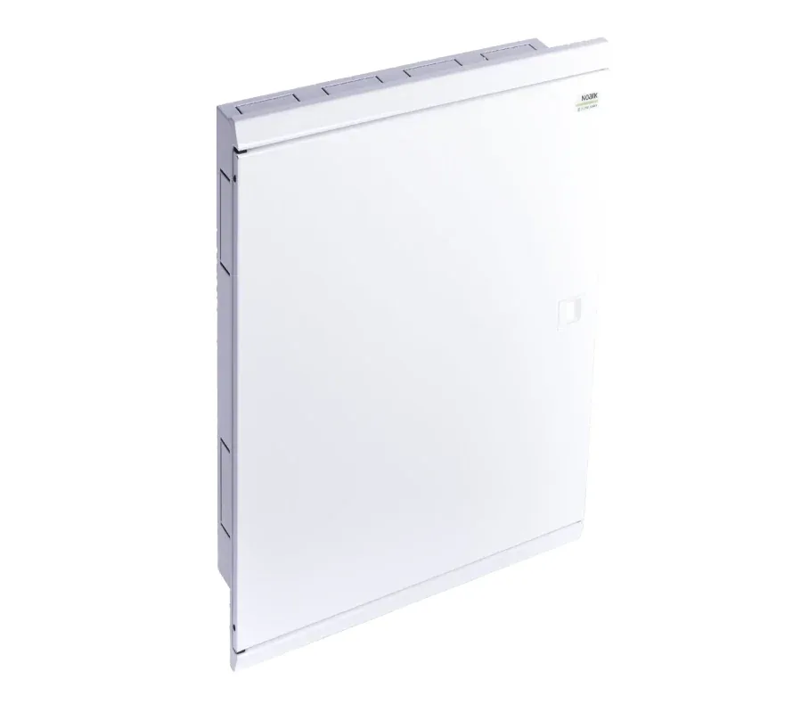 EMFF4 96W, Щит встраиваемый металлический, 4 ряда, 96 мод., белая дверь, IP30