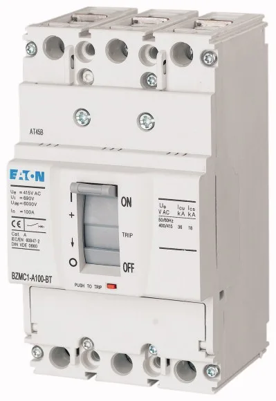 Авт. выключатель BZMB1-A16-BT, 3P, 16A, 415VAC, 25kA, It=16A, Ie=256_384A (без регулировки), хомутный зажим