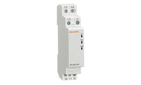 Реле контроля фаз RS-MV31N/230, 3P+N L-N 230V, 1CO, 8A(250VAC), обрыв, чередование, 1M