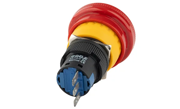 Кнопка аварийной остановки LA115-C3-11ZS, разблок. поворотом, 1NO+1NC, 16mm, IP65