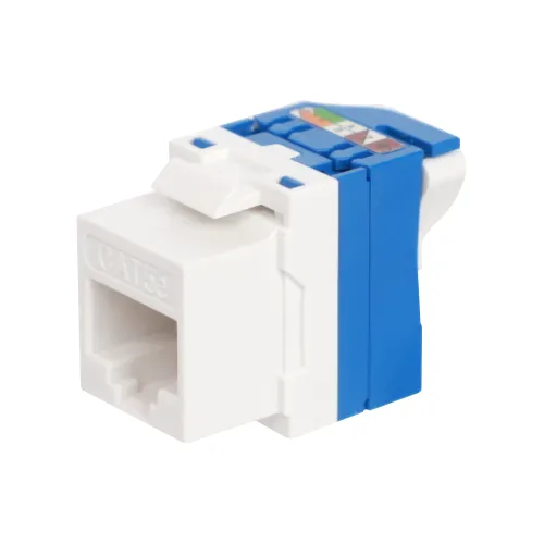 Модуль Keystone Toolless RJ45, cat. 5e, UTP, 180 град., белый