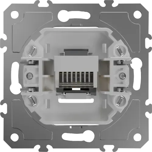 Механизм розетки RJ45 одиночная cat.5/ClassE-8, серия D16