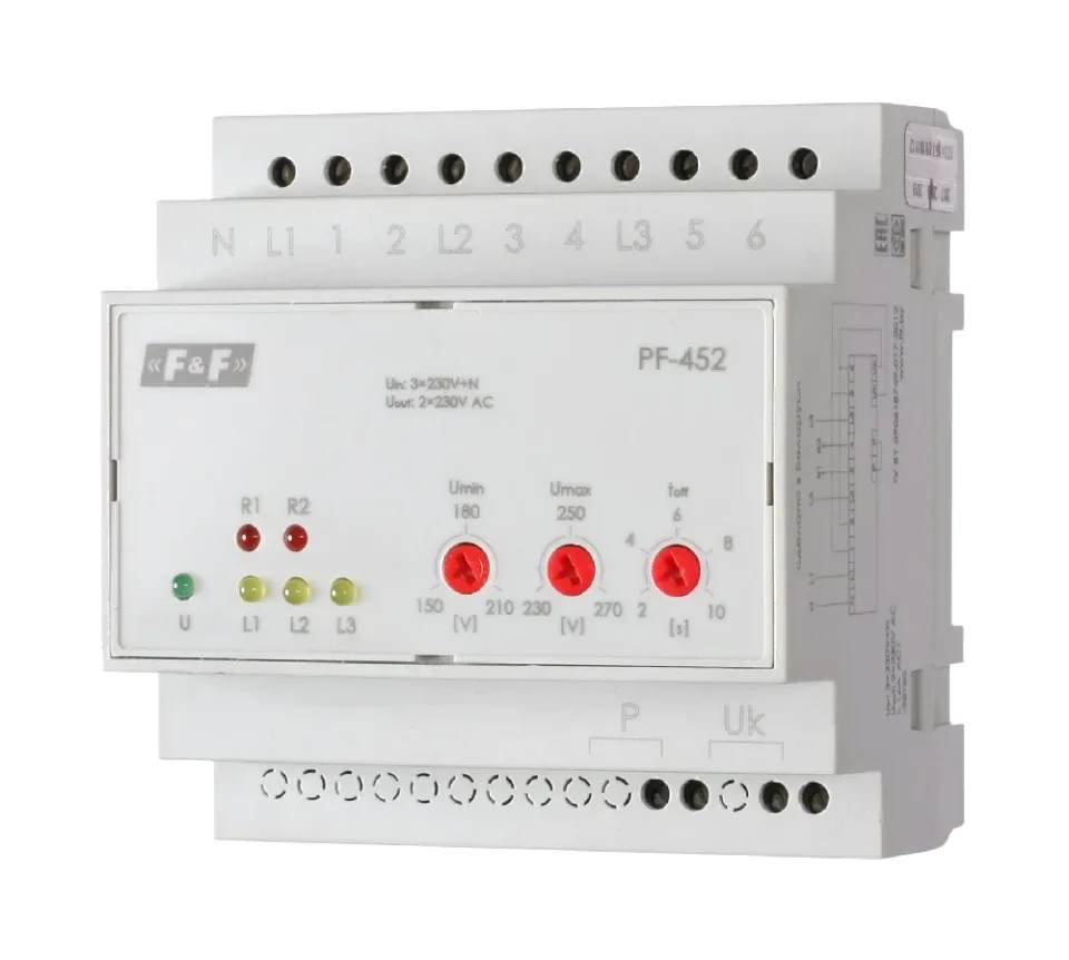 Переключатель фаз автоматический PF-452