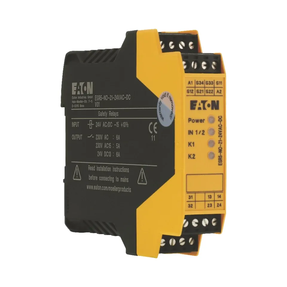ESR5-NO-21-24VAC-DC, Реле безопасности