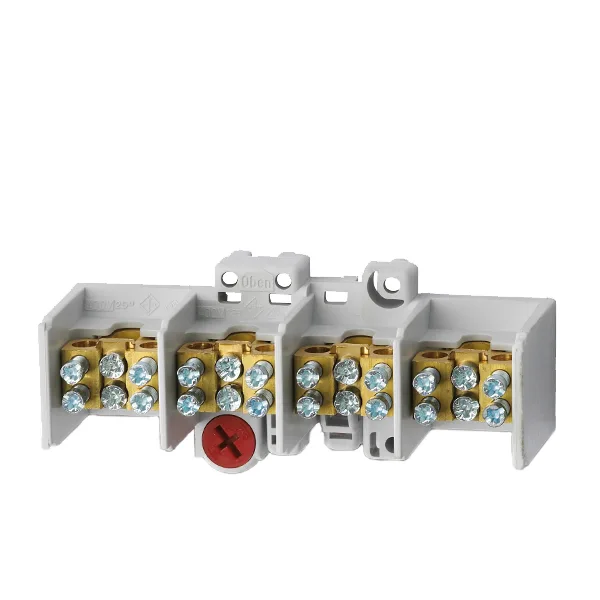 Блок клемм разветвительных Morek MAF25 4P вх. 1x10_25mm², вых. 2x6_16mm², 80A, 400V