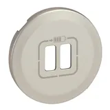 Celiane - Лицевая панель розетки 2хUSB, титан