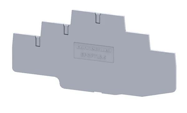 Крышка концевая EPCPTL2.5 /1,5mm, для клемм CPTL2.5,CPTLG2.5, серая