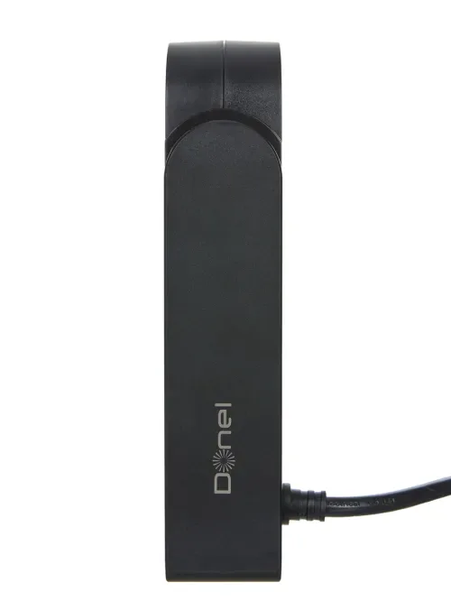 Розеточный блок с клипсой 2х2К+З + 2 USB (А+С) PD 20Вт, цвет черный, длина кабеля 1, 5м