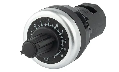 Потенциометр AD116-22PM, 470kΩ, 22mm, IP64