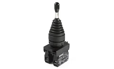 Джойстик 2+ухпозиционный CP, фиксация, 2NO, 4A 230V AC15, 22mm,IP65