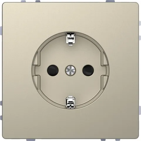 Розетка Schneider Electric D-Life, 16А, с з/к и шт, винт. зажим., сахара, SD