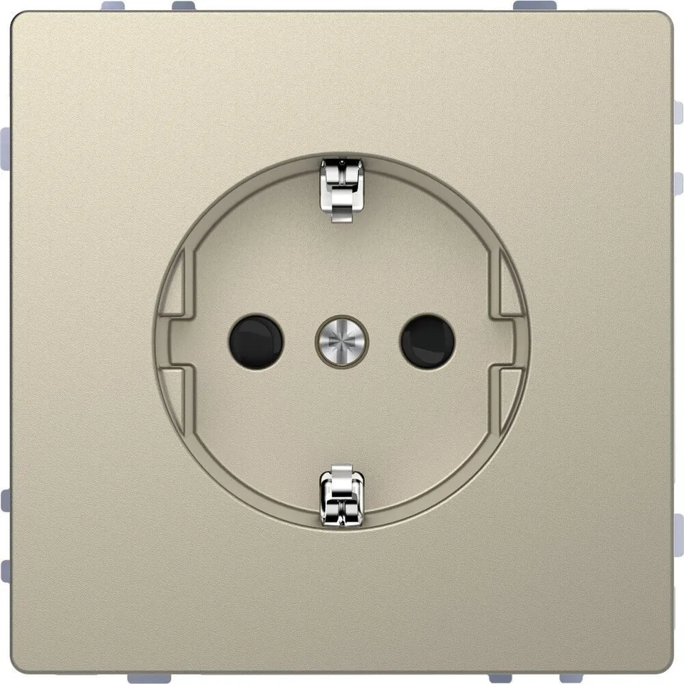 Розетка Schneider Electric D-Life, 16А, с з/к и шт, винт. зажим., сахара, SD