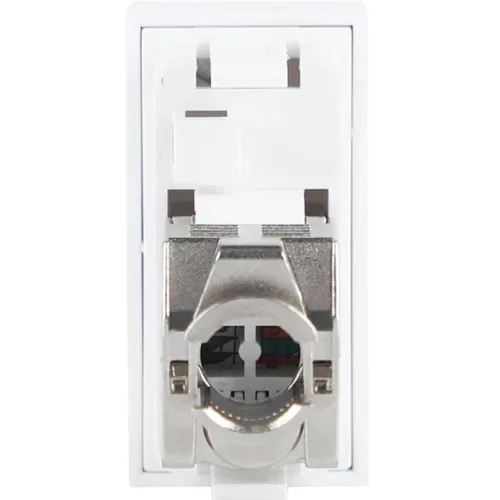 Розетка DEC RJ45 FTP кат.5e, 1мод., бел. (22.5х45мм), серия (тип) DEC