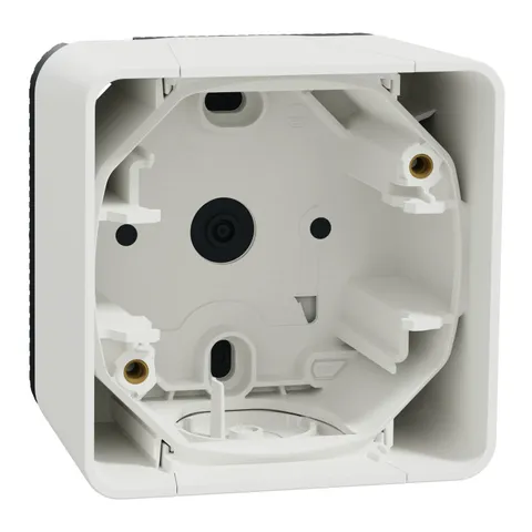 Коробка для открытой установки Schneider Electric Mureva, S, 1-постовой бокс накл. монтажа, белый, IP55