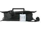 Удлинитель силовой MTG-501B, на рамке, кабель H05VV-F 3x1,5, 20 м, черный
