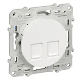 Розетка компьютерная RJ45 Schneider Electric Odace S520481, белый