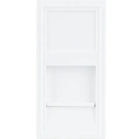 Розетка DEC RJ45 FTP кат.5e, 1мод., бел. (22.5х45мм), серия (тип) DEC