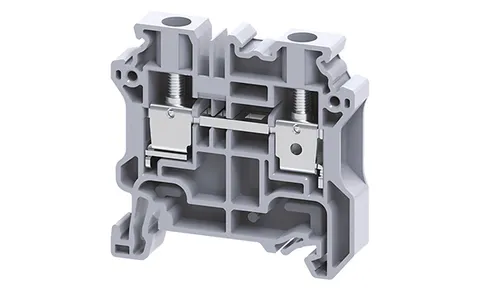 Клемма проходная CY6 /8x50mm, винтовая, 2 присоед., 6(max 10)mm2, 41A, 1000V, серая