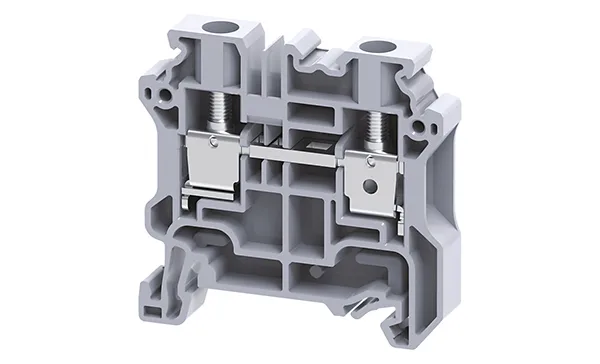 Клемма проходная CY6 /8x50mm, винтовая, 2 присоед., 6(max 10)mm2, 41A, 1000V, серая