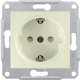 Розетка Schneider Electric Sedna, с/з с/ш, бежевый