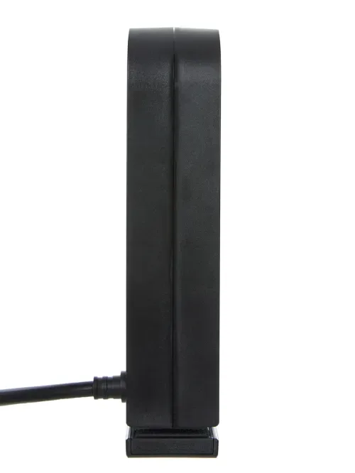 Розеточный блок с клипсой 2х2К+З + 2 USB (А+С) PD 20Вт, цвет черный, длина кабеля 1, 5м