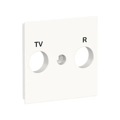 Лицевая панель Schneider Electric Unica, NEW TV/FM розетки, белый