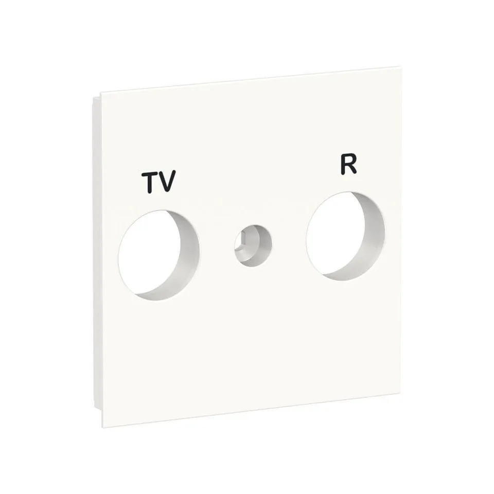 Лицевая панель Schneider Electric Unica, NEW TV/FM розетки, белый