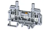 Клемма с размыкателем CDS6U/TS /8х82mm, винтовая, изол. контрольные гнезда, 2 присоед., 6(max 10)mm2, 41A, 800V, серая