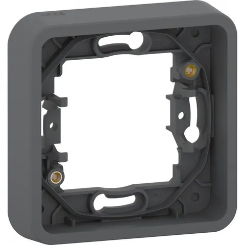 Рамка Schneider Electric Mureva, S, 1-постовая без винтов, антрацит, IP55