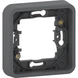 Рамка Schneider Electric Mureva, S, 1-постовая без винтов, антрацит, IP55