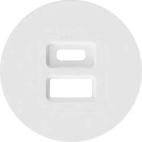 Накладка для розеток USB, матовый белый, серия D16
