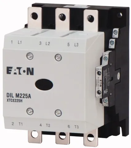 Контактор DILM225A/22(RAC240), 3P, 225A/(315A по AC-1), 110kW(400VAC), 190_240V50/60Hz, 2NO+2NC