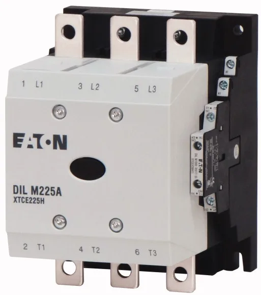 Контактор DILM225A/22(RAC240), 3P, 225A/(315A по AC-1), 110kW(400VAC), 190_240V50/60Hz, 2NO+2NC