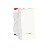 Выключатель Schneider Electric Unica, MODULAR переключатель 1-клавишный, с нейтралью, схема 6а, 1 модуль, белый