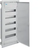 Щит встраиваемый VU60NC Hager Volta, 5 рядов, 60 (70) мод., металл. дверца, IP30, QuickConnect