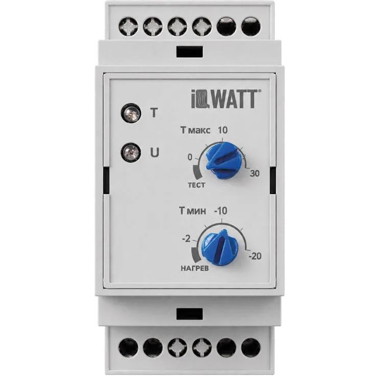 Терморегулятор iQ OUTDOOR THERMOSTAT DIN механический для систем антиобледенения, 16 А