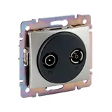 Valena - Розетка TV-RD-кабел. сеть 862MHz, алюминий